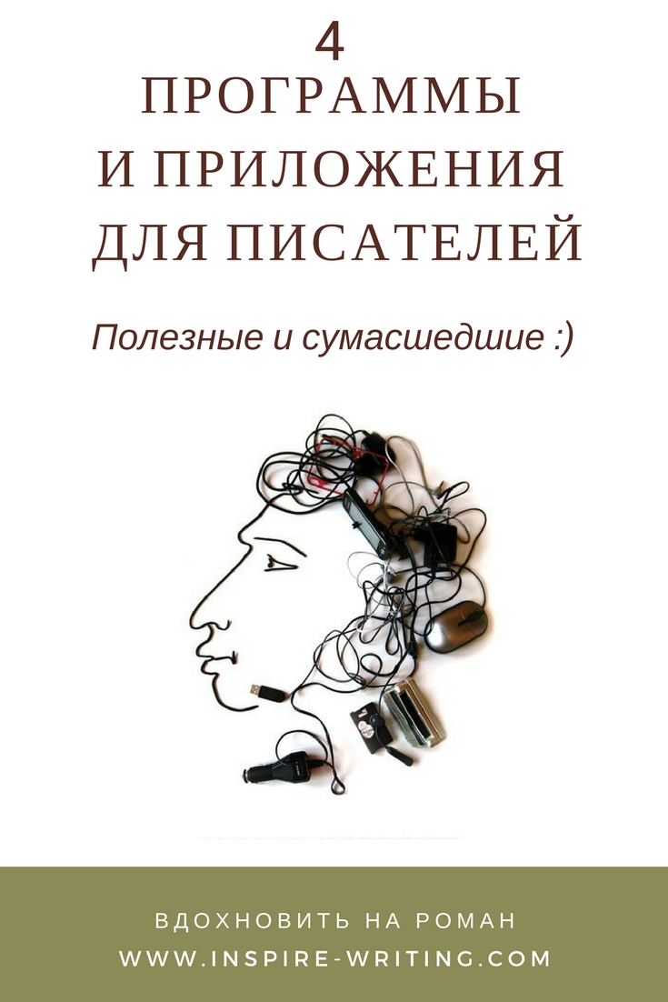 4 программы и приложения для писателей - писательский софт - вдохновить на роман